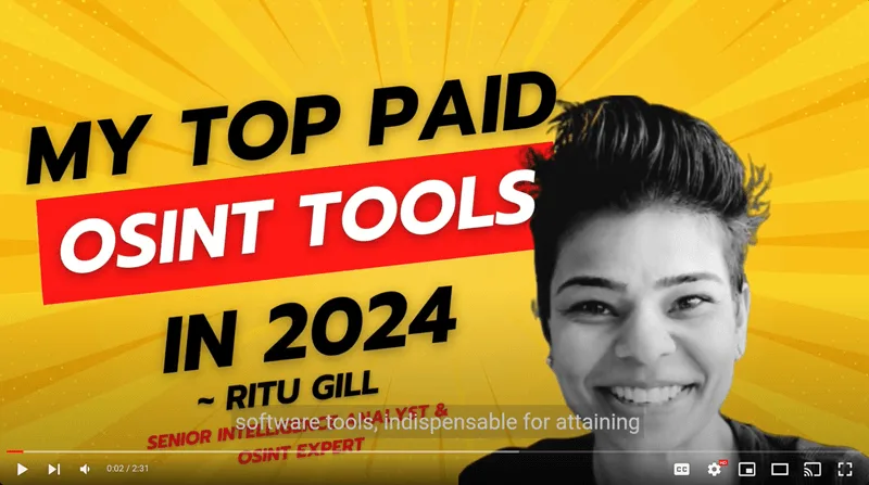 Best Paid OSINT Tools