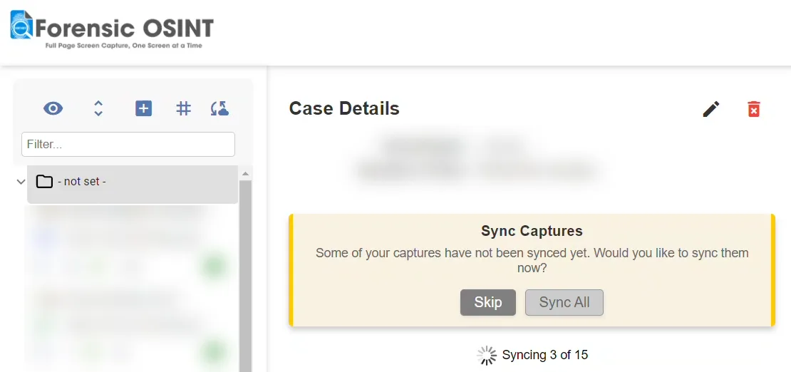 Sync All Captures